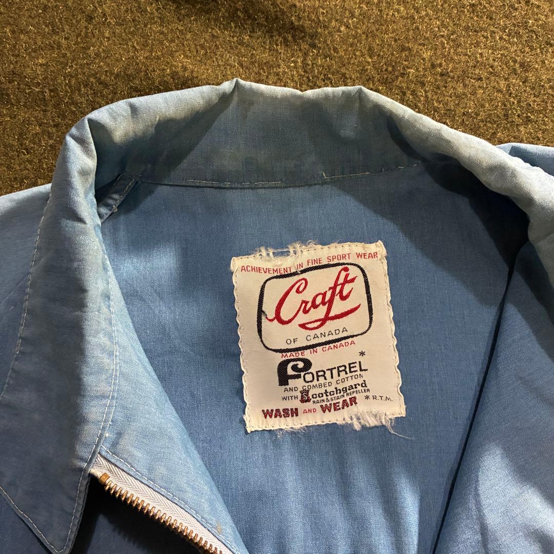 50s-60s カナダ製 craft ジップ スウィングトップ