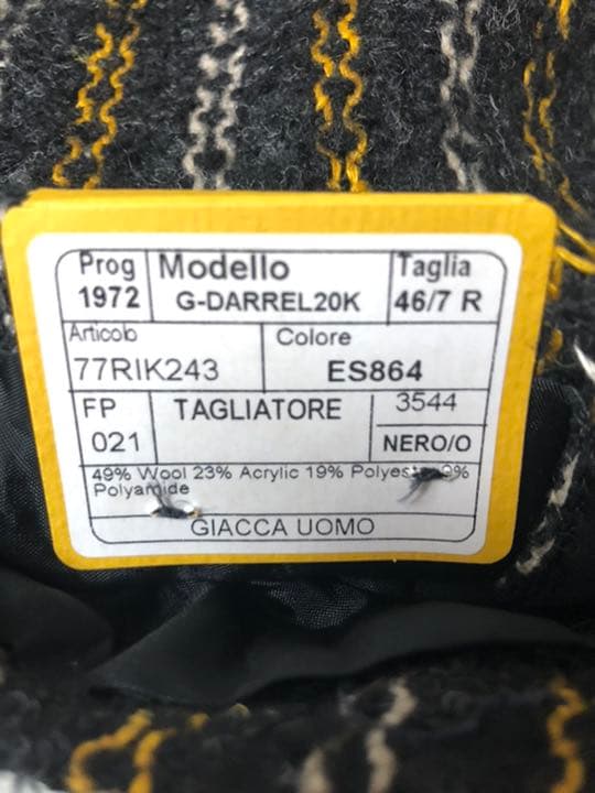 定価10万！【タグ付き新品未使用】TAGLIATORE G-DARREL20K