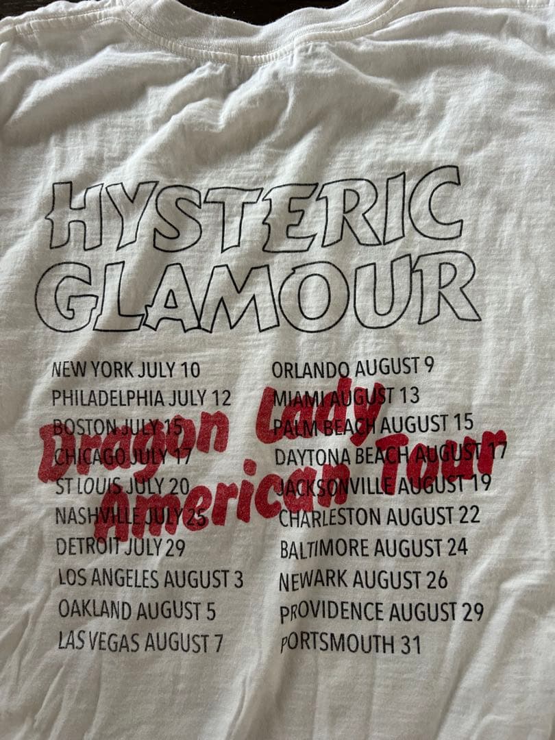 HYSTERIC GLAMOUR ドラゴンレディTシャツ