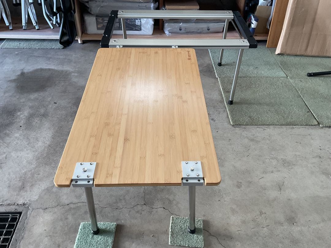 美品 マルチファンクションテーブル竹 スノーピーク  peak