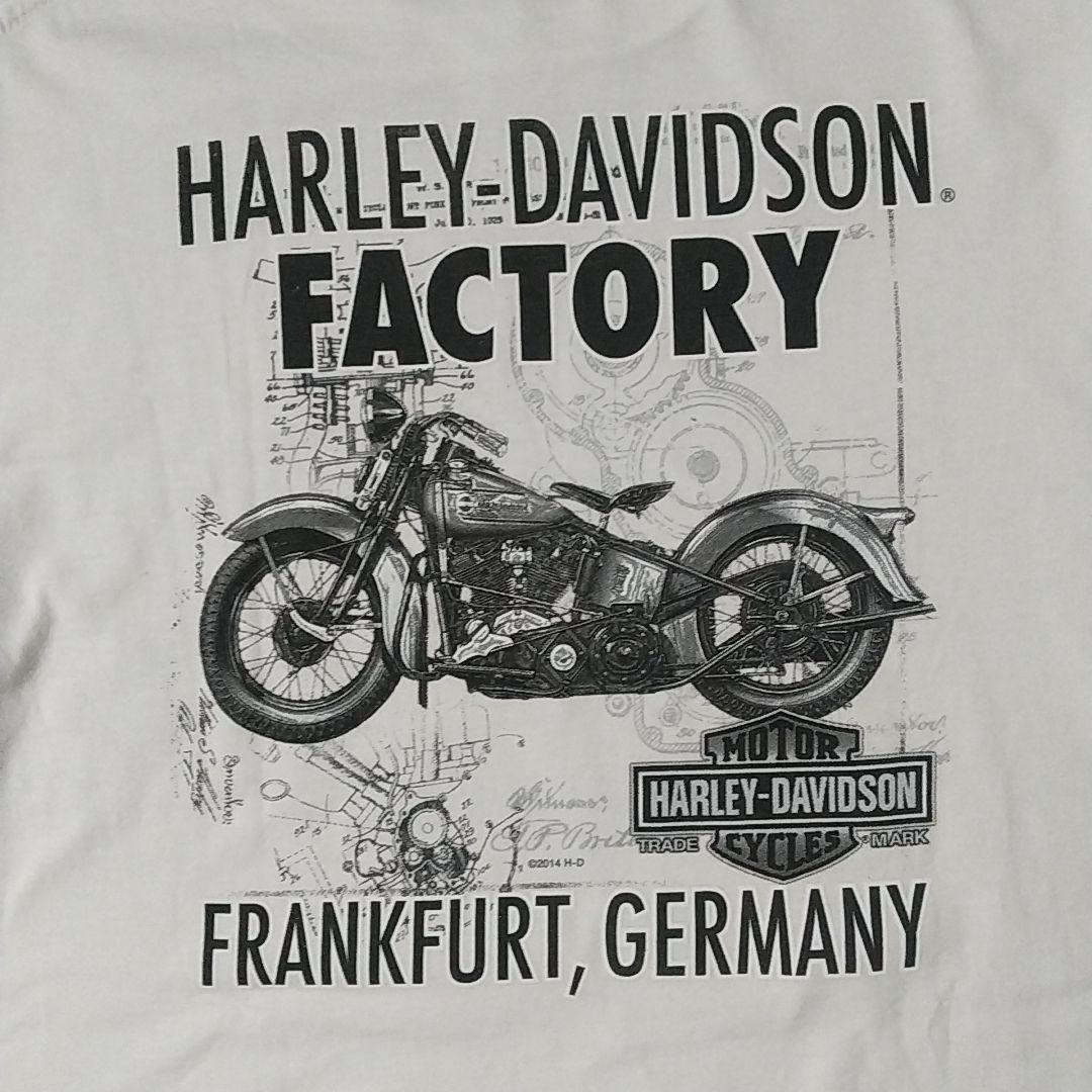人気☆ハーレーダビッドソン 両面プリント ハーレーガール タトゥー Tシャツ M