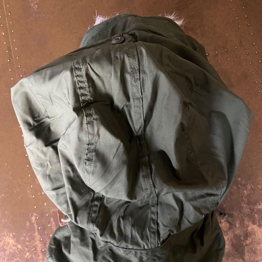デッドストック米軍 M-65パーカー用フード フィッシュテール アクリルファー