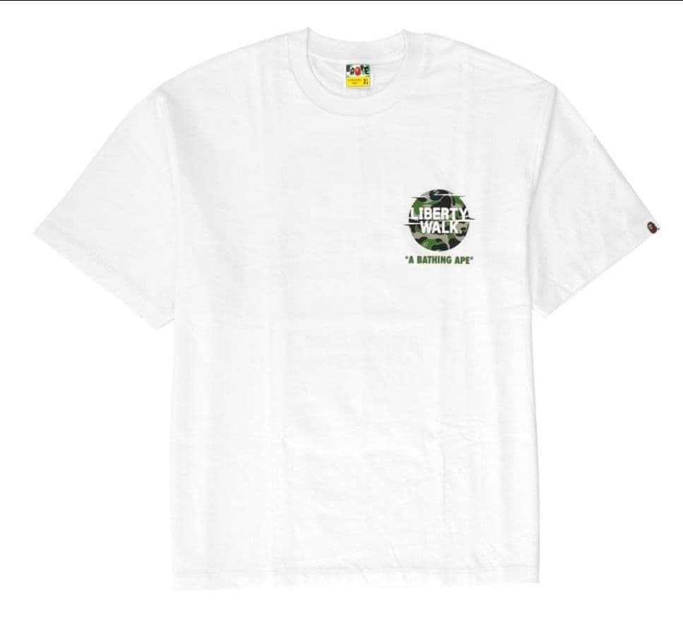A BATHING APE リバティウォーク Tシャツ 　XL