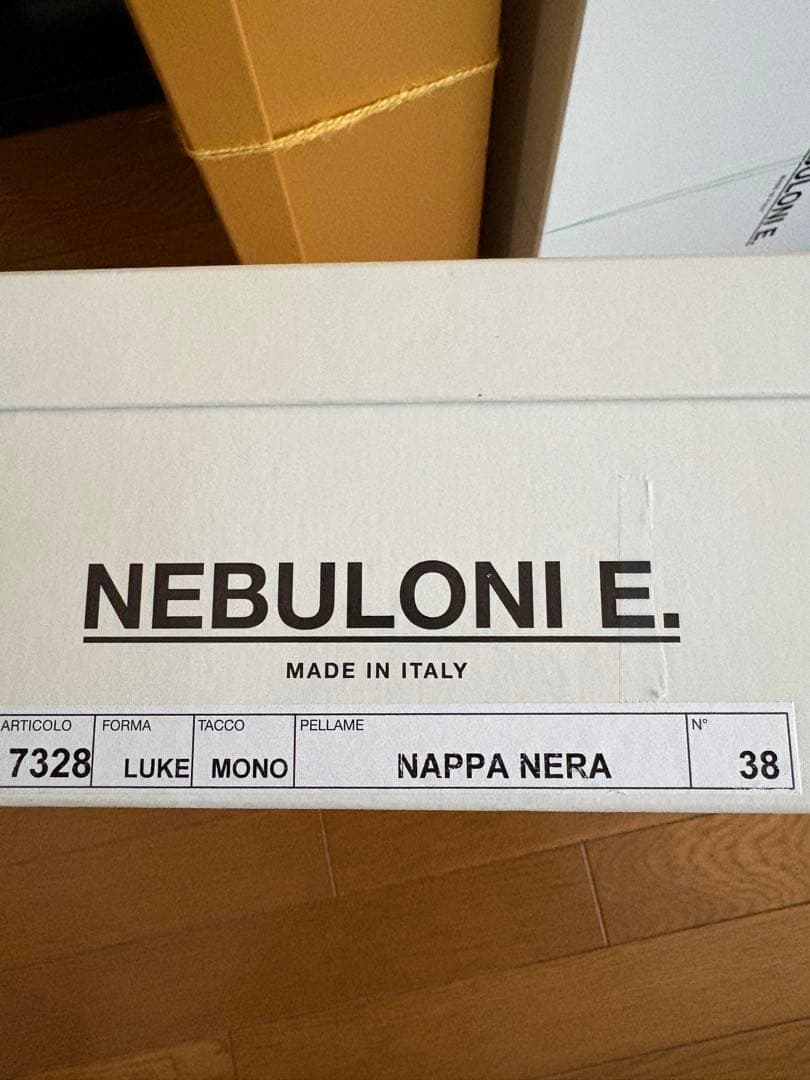 希少　NEBULONI.E 定価¥121000ニーハイロングブーツ　黒　38
