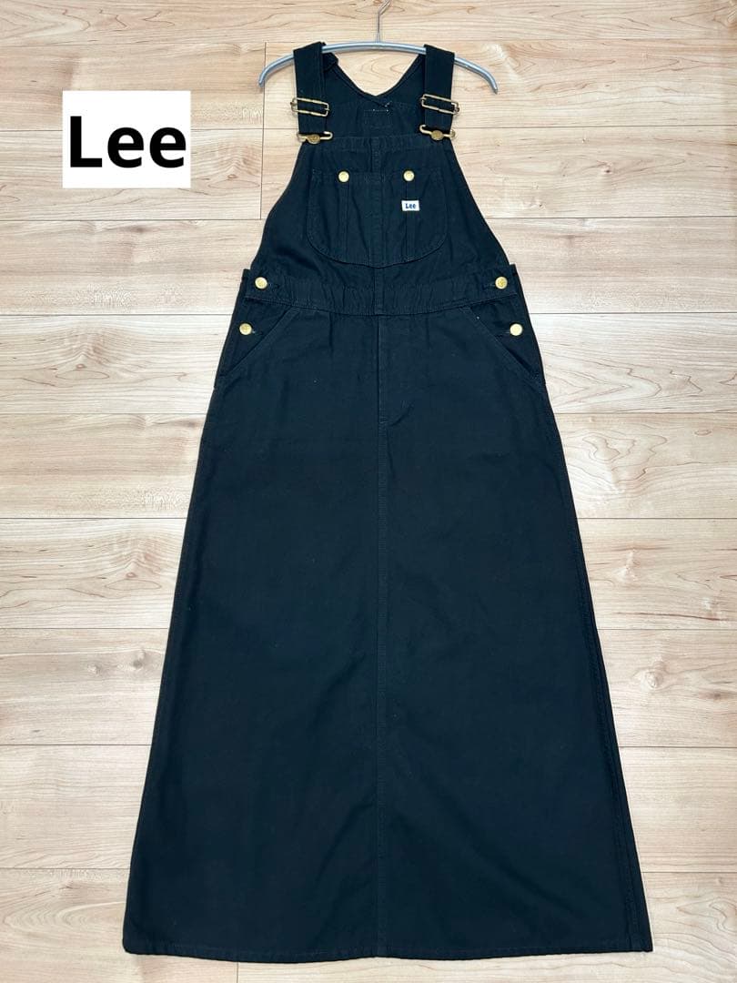 値下げ中！Lee ジャンパスカート オーバーオールスカート 黒 S LL6128