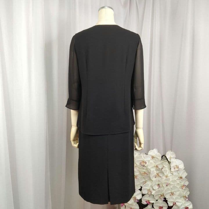 【新品未使用】7号　春秋　大人気 　ゆったり　東京ソワール　礼服　ワンピース