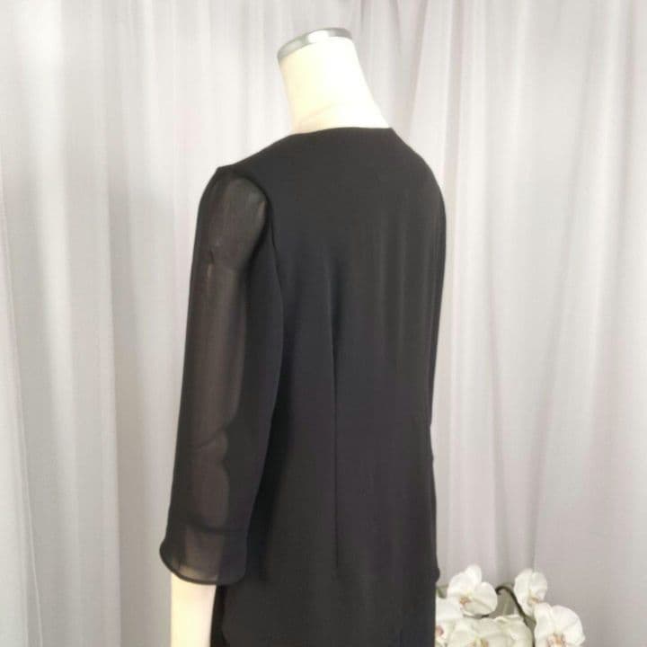 【新品未使用】7号　春秋　大人気 　ゆったり　東京ソワール　礼服　ワンピース