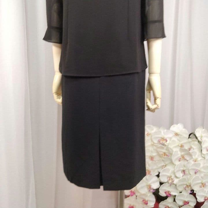 【新品未使用】7号　春秋　大人気 　ゆったり　東京ソワール　礼服　ワンピース