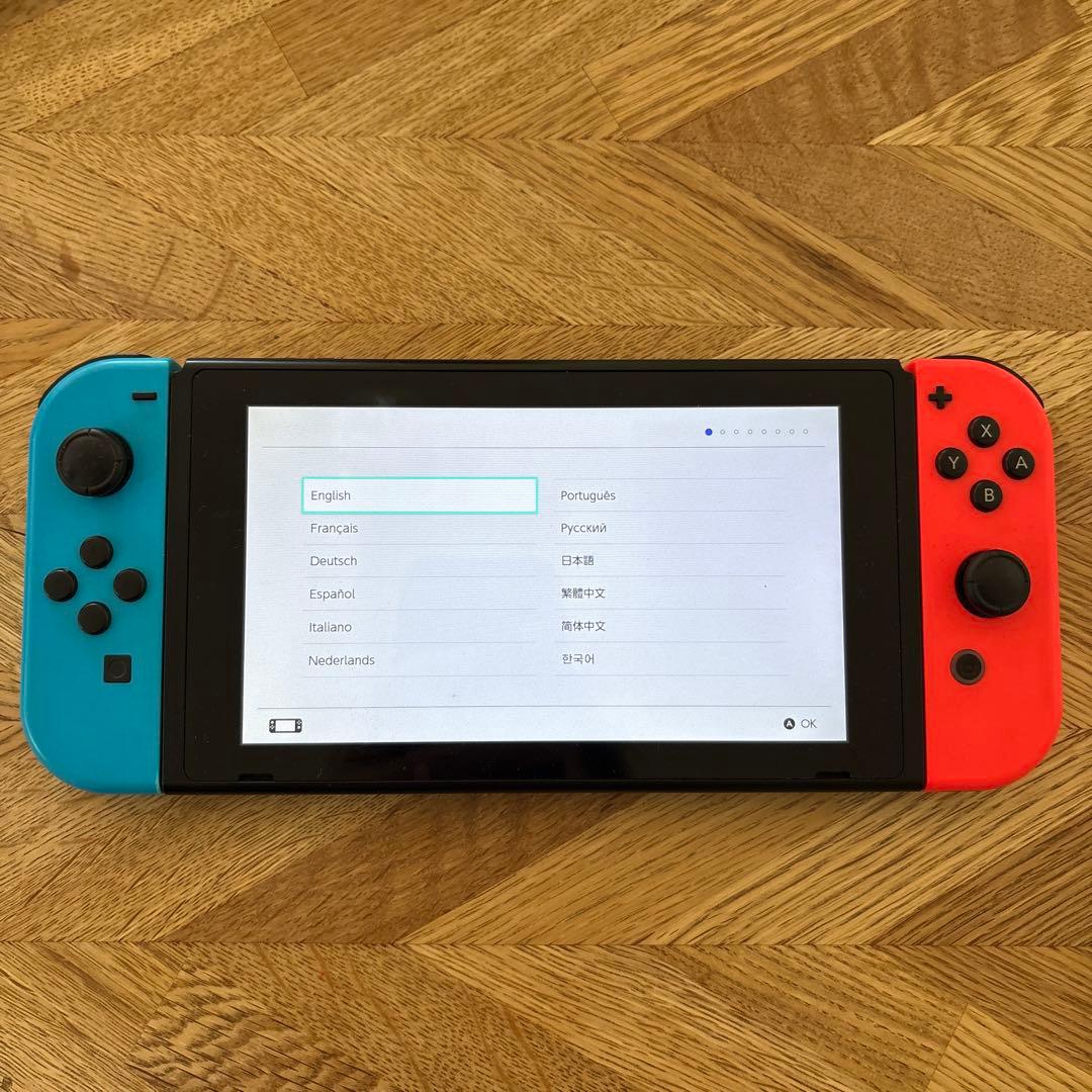 動作確認済み★NintendoSwitch本体★ネオンブルーネオンレッド★箱有り