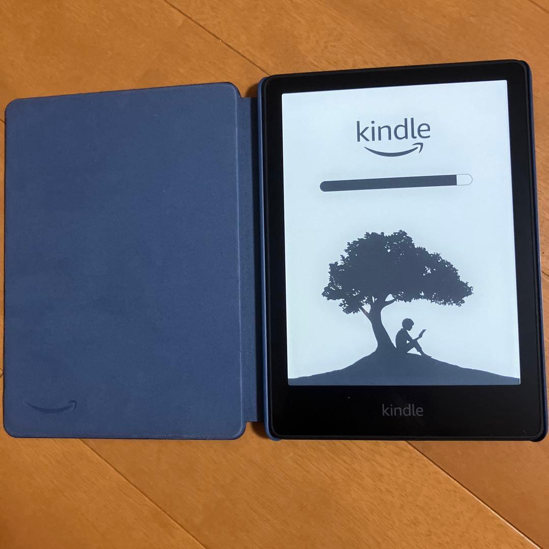 Kindle 本体 ネイビー カバー付き