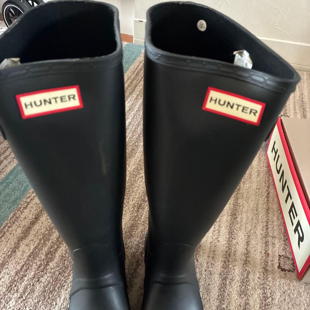 HUNTER レインブーツ　ロング　23