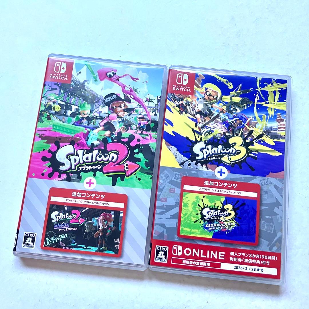 Switch スプラトゥーン2 スプラトゥーン3 エキスパンション プロコン付き