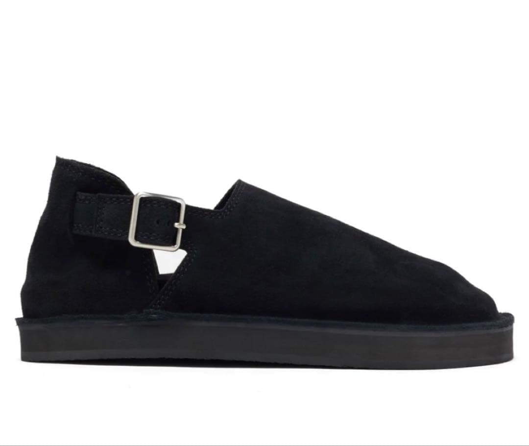 JIL SANDER スエードサンダル バックル ブラック 41