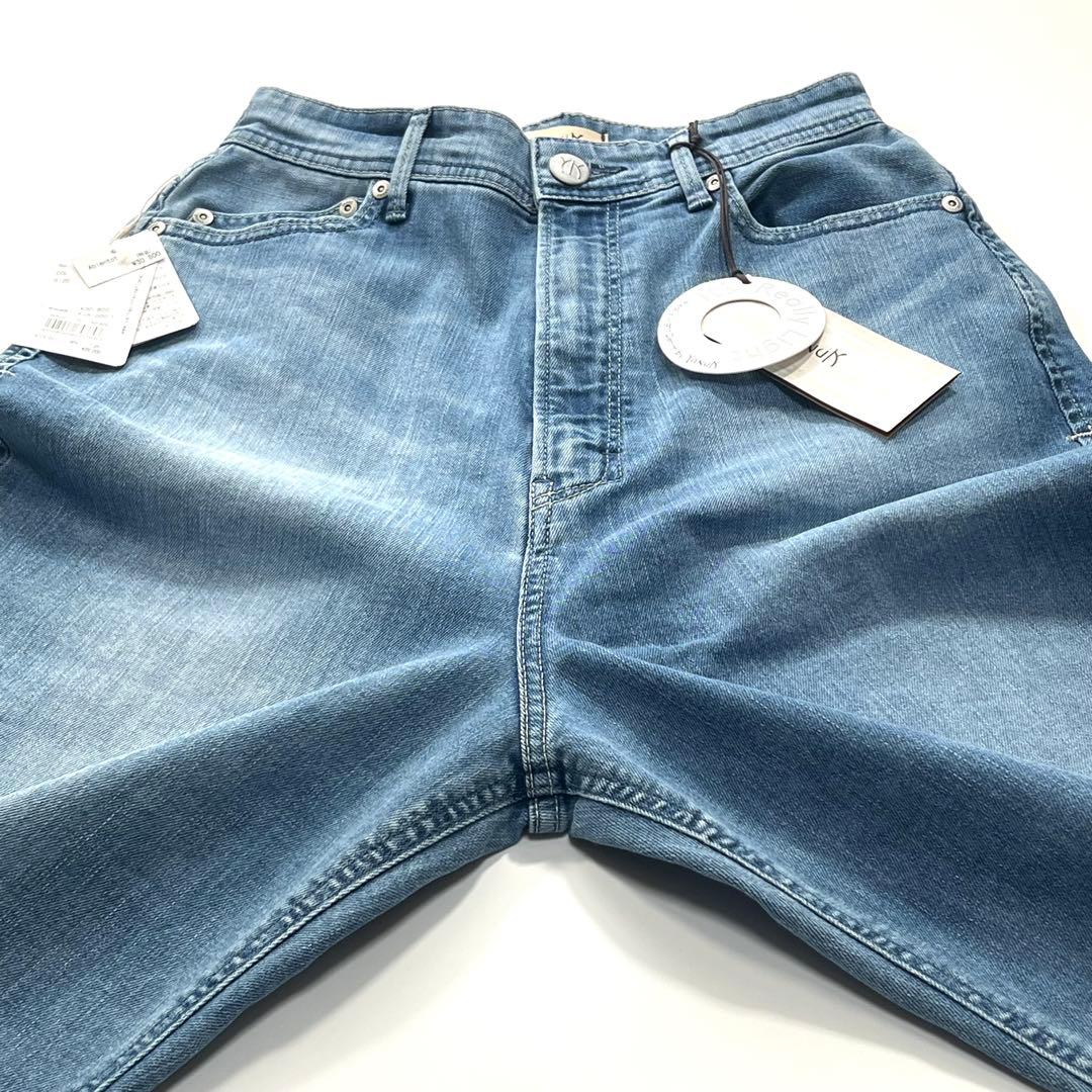 【札付き未使用品】ヤヌーク　デニムパンツ　ルーズストレート　ジョーン　25