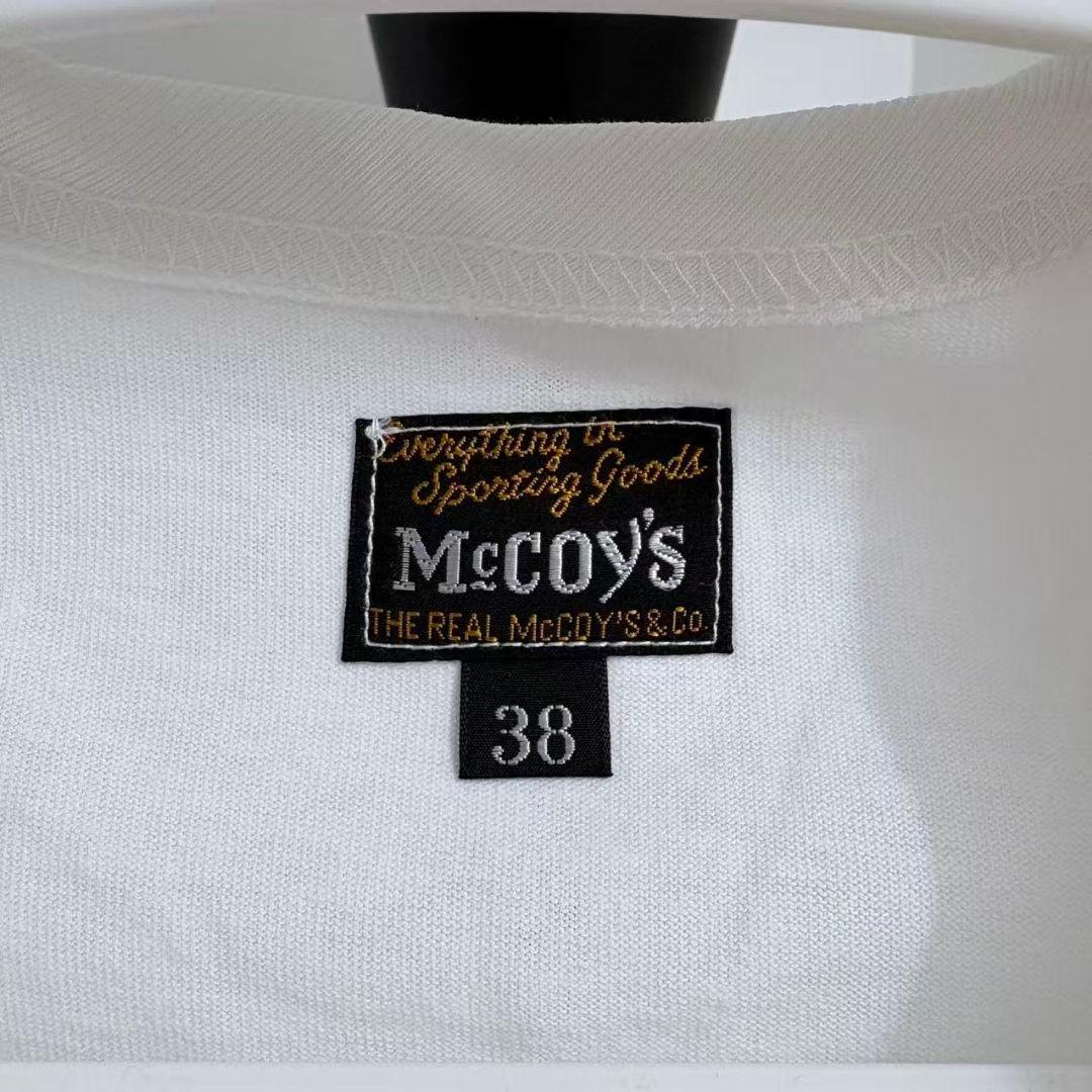 ◈ THE REAL McCOY'S / ロゴTシャツ White 38【新品】
