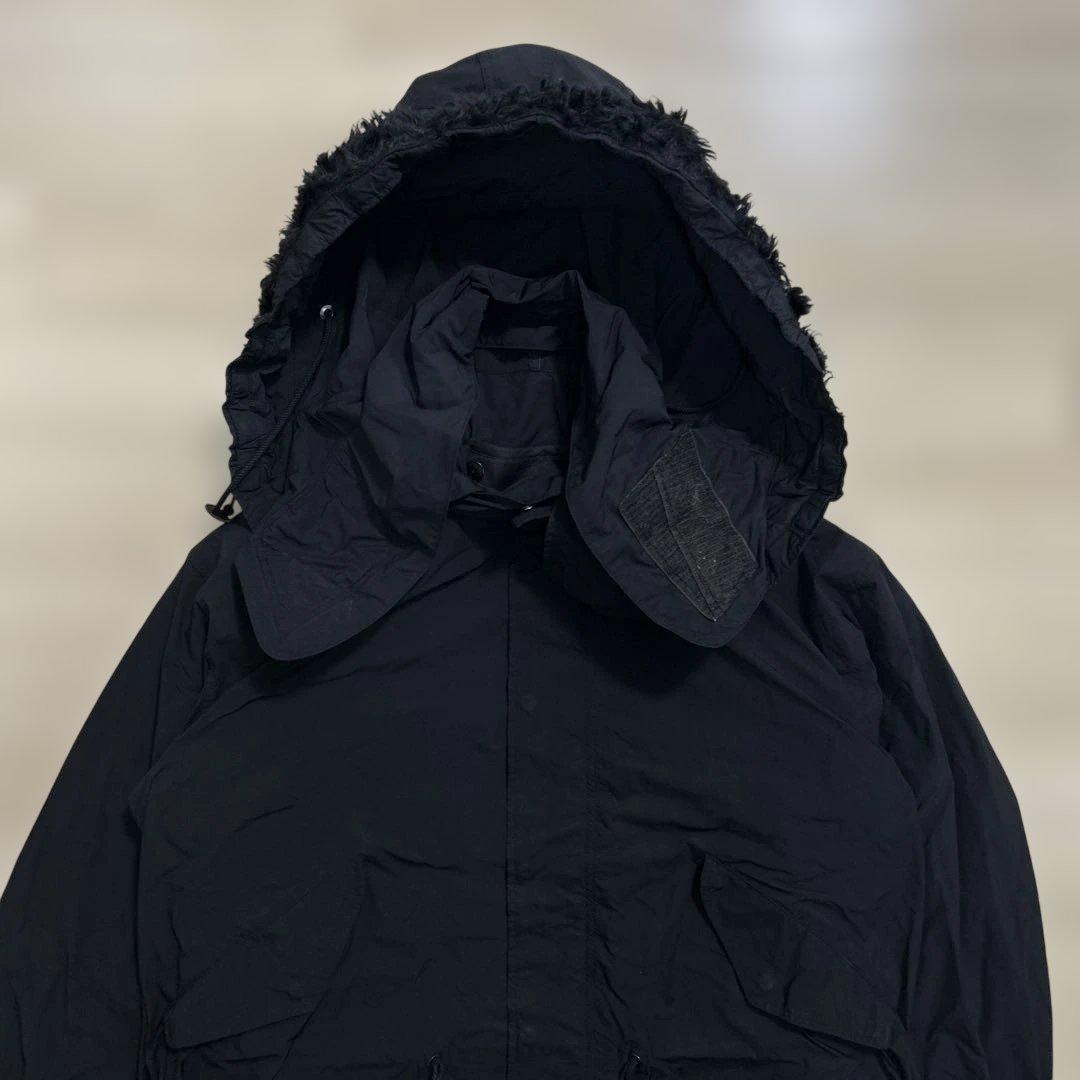 ATON / AIR VENTILE FISHTAIL COAT ブラック 00