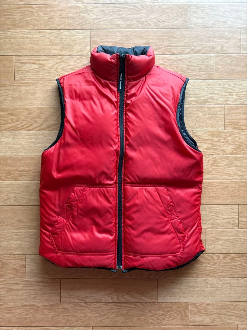 90s POLO SPORT RALPH LAUREN リバーシブルダウンベスト