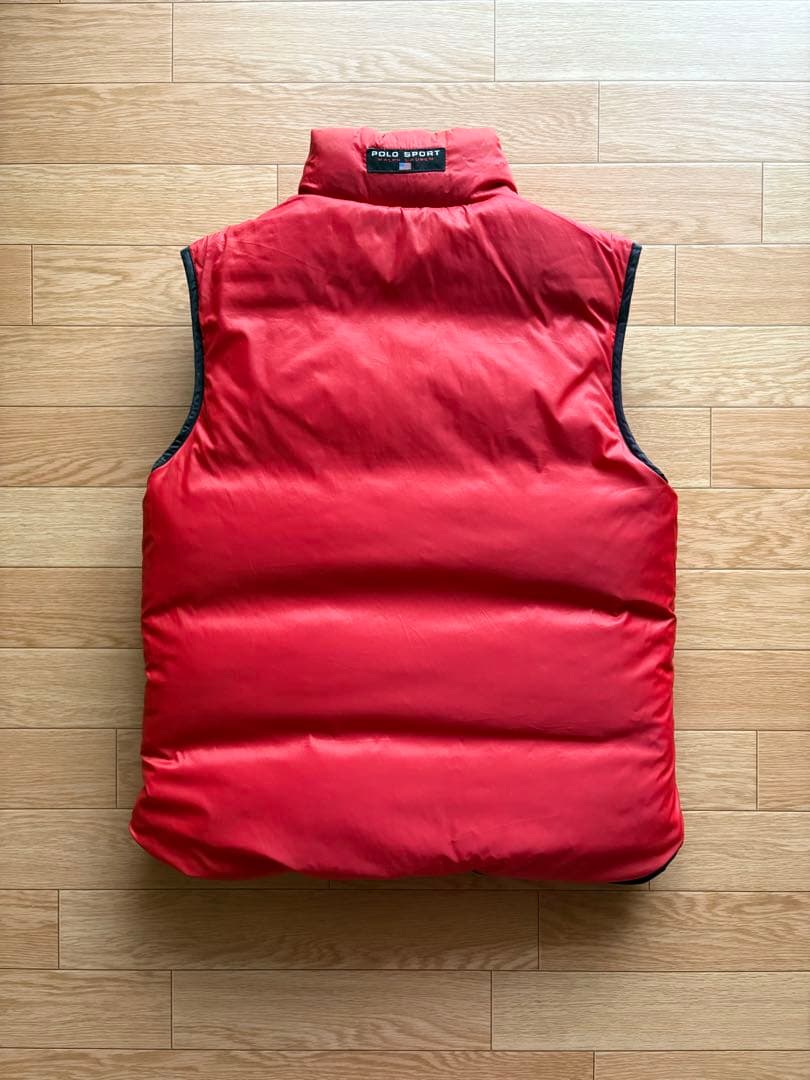 90s POLO SPORT RALPH LAUREN リバーシブルダウンベスト