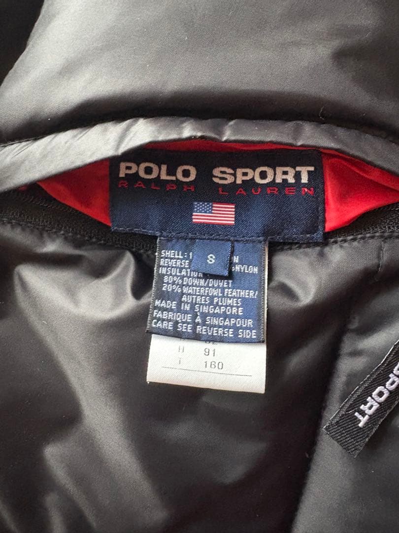 90s POLO SPORT RALPH LAUREN リバーシブルダウンベスト