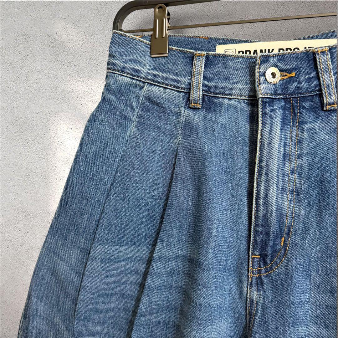 新品 PRANK PROJECT ドレープデニムパンツ 36