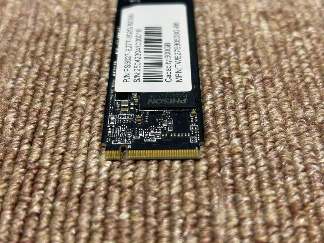 t*m様 m.2 SSD 高速 Gen4 PS5027-E27T-500G ゲー