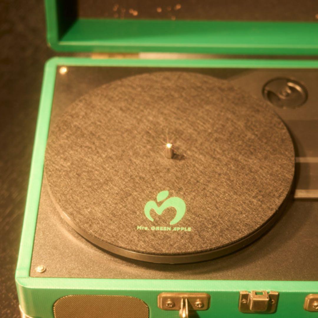 新品未開封レコード2種付ミセスグリーンアップル レコードプレイヤー　Mrs.