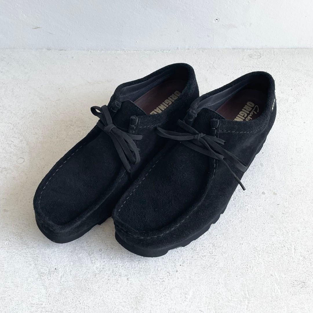 Clarks ORIGINALS ワラビー ゴアテックス UK9 27cm 黒