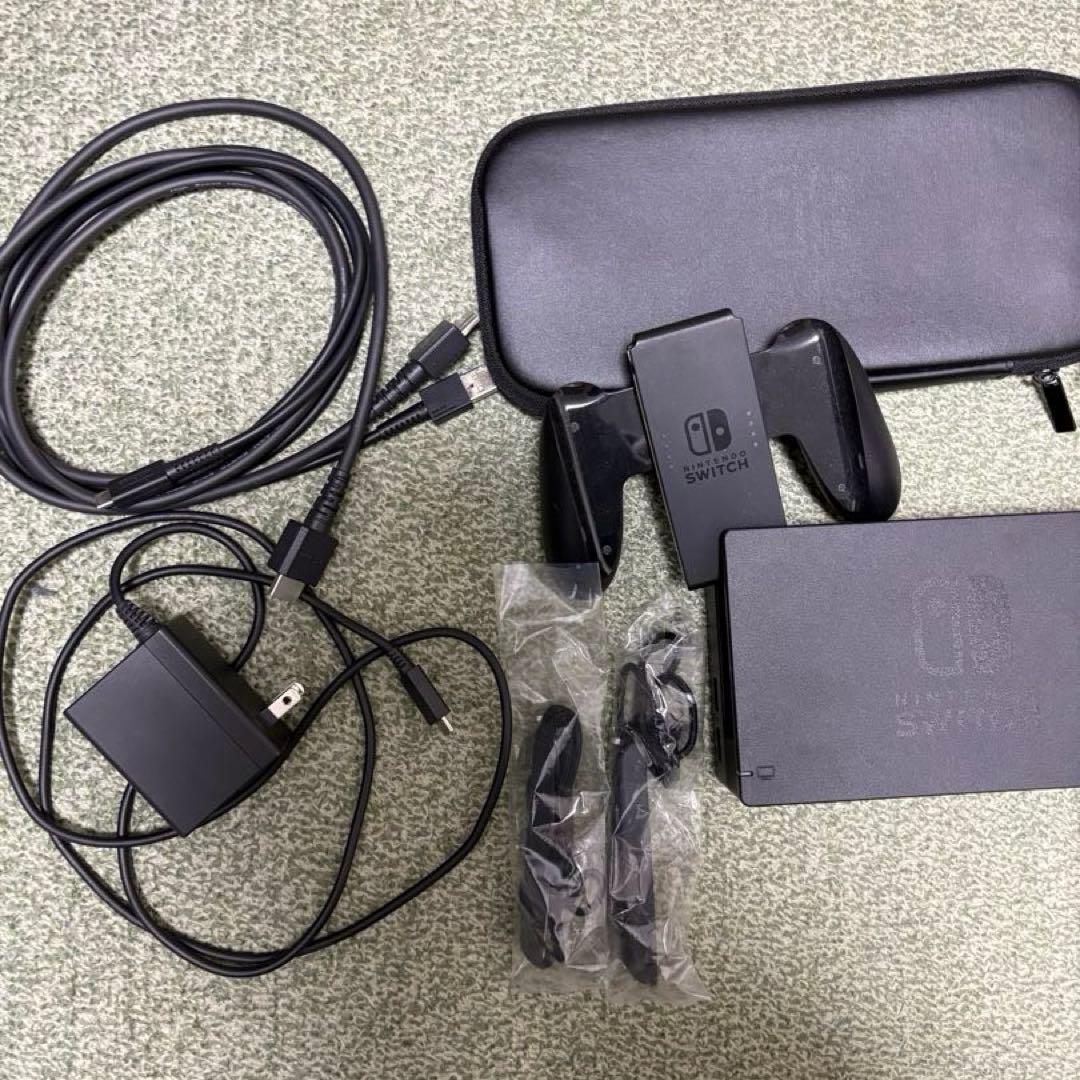 【ケース付き】(付属品全有) Nintendo Switch本体 青赤ジョイコン