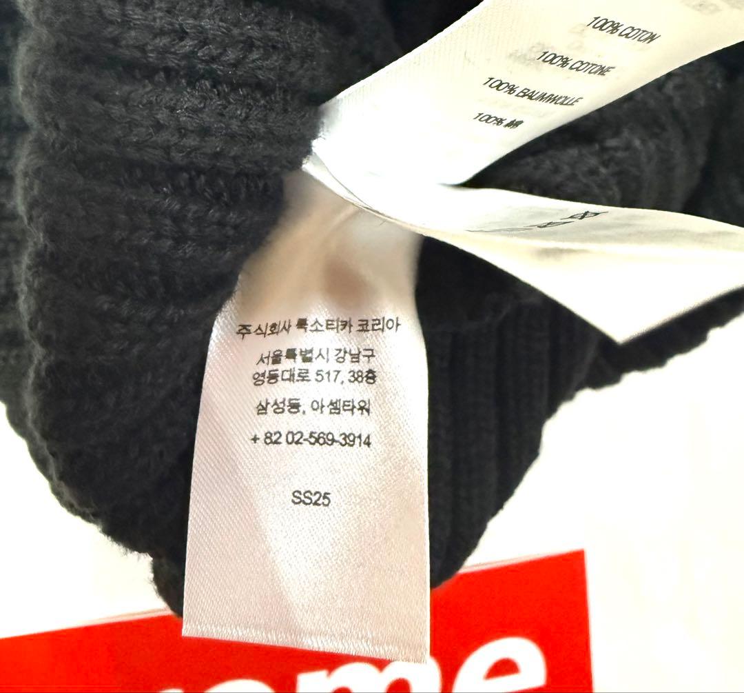 Supreme Overdyed Beanie 黒新品 スモールボックス BTS