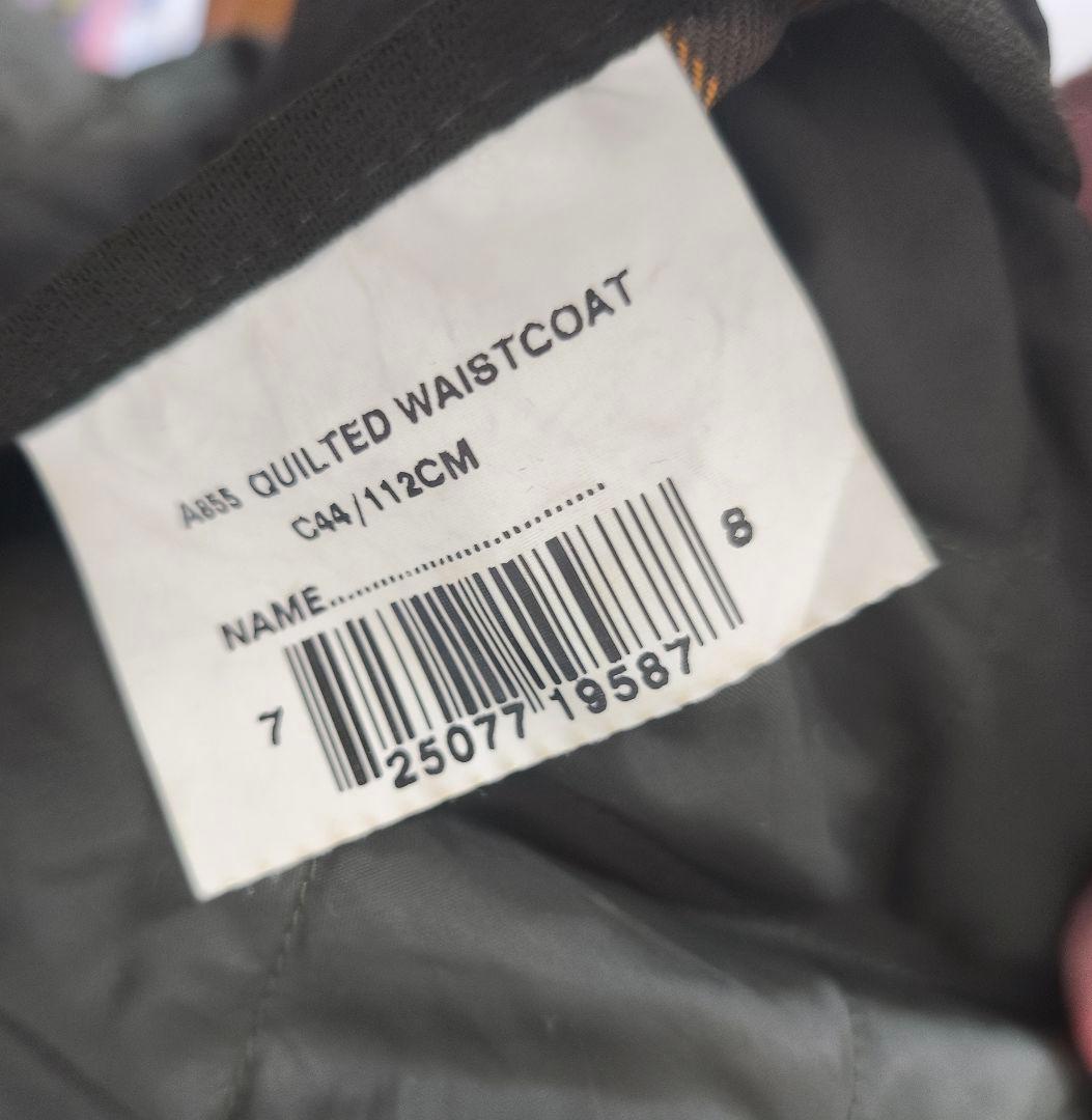 Barbour　バブアー　リバーシブル　チェック　キルティングベスト