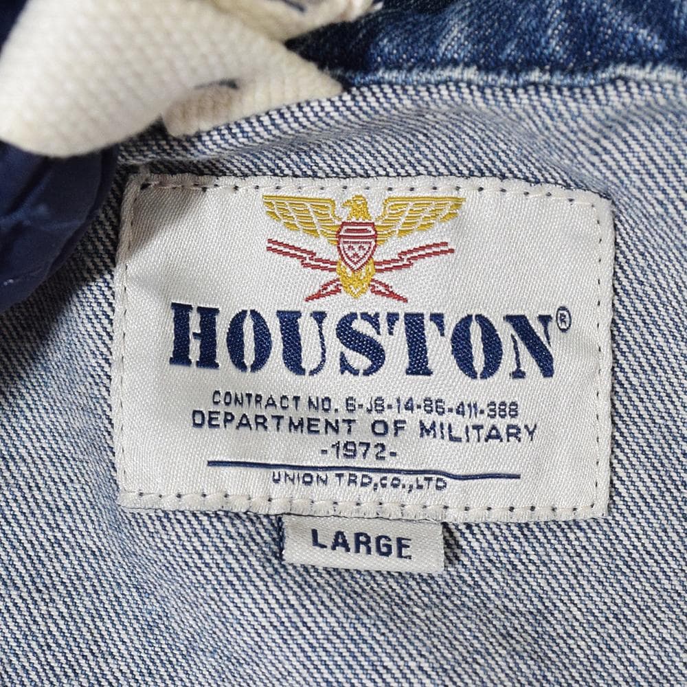 廃盤 HOUSTON M-51 ライナー付 デニムモッズコート L 3WAY