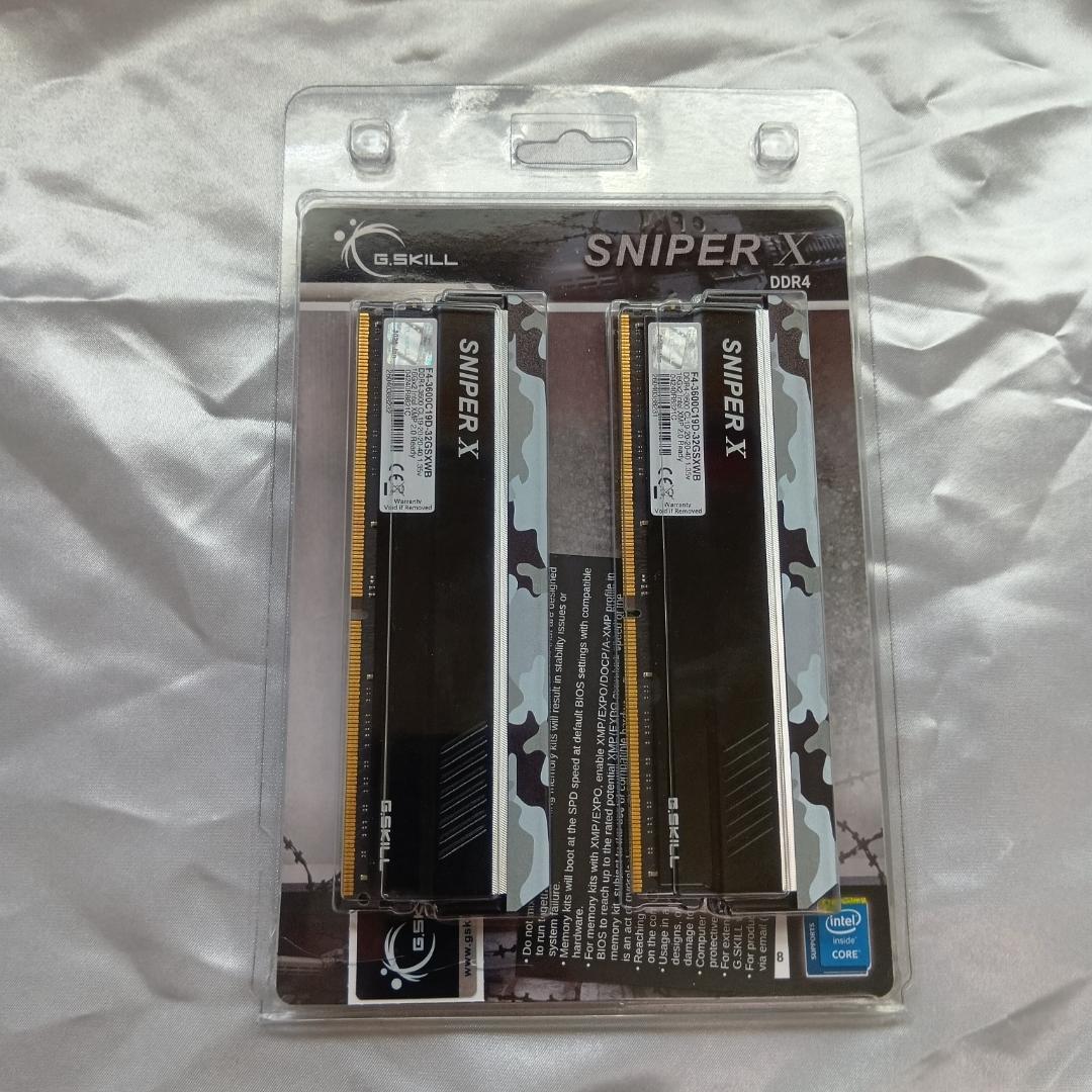 G.SKILL SNIPER X DDR4 16GB*2枚