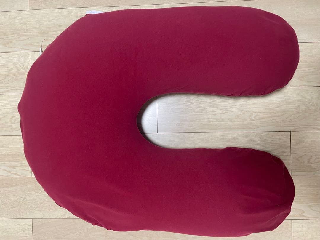 Yogibo ヨギボーサポート　U字型クッション ワインレッド