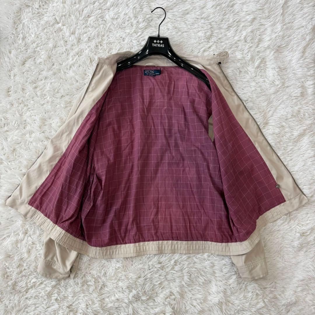 希少色/XL相当✨ポロラルフローレン スイングトップ ペンチェック ポニー 刺繍