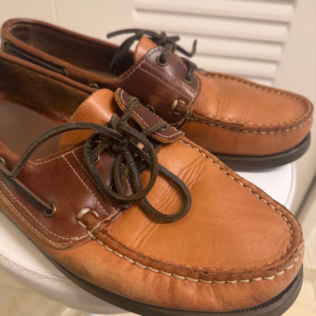 ま*つ様 Paraboot パラブーツ MARINE デッキシューズ ブラウン