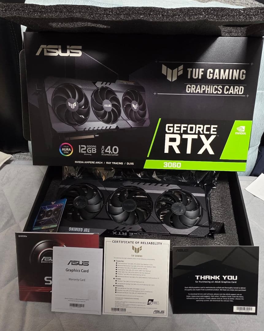 RTX3060 12GB ASUS TUF GAMING 美品
