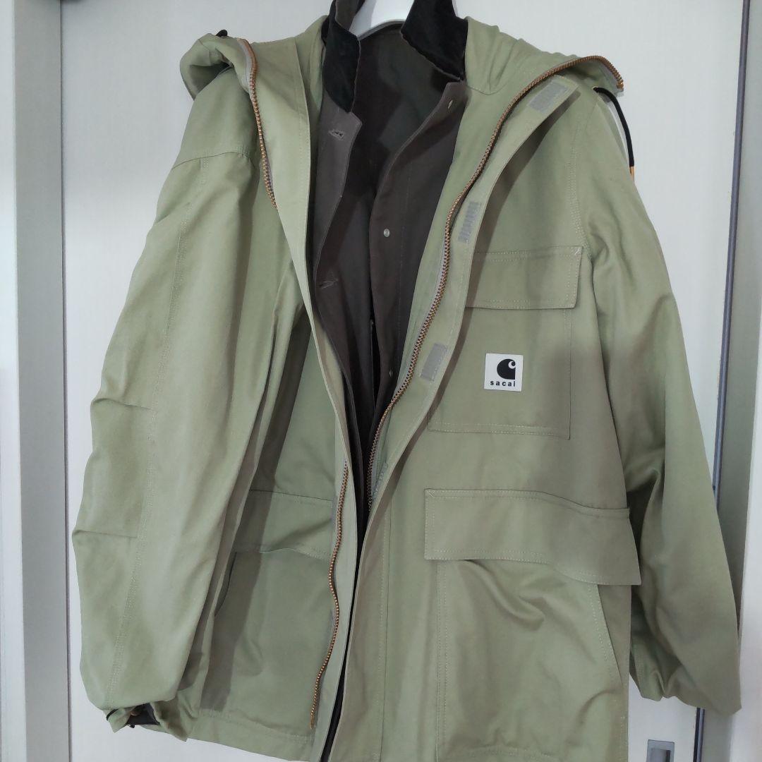 sacai グレー ポケット付きジャケット