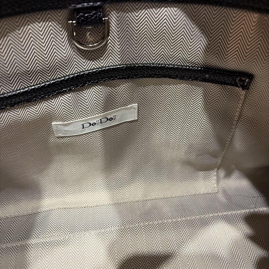 doudou ボストンバッグBOSTON BAG ブラック黒