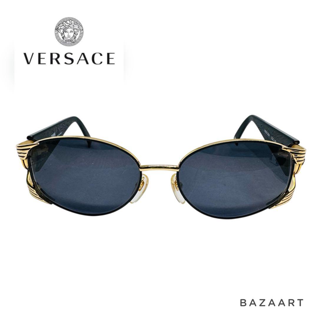 VERSACE ヴェルサーチ サングラス MOD S64 メデューサ 黒ゴールド