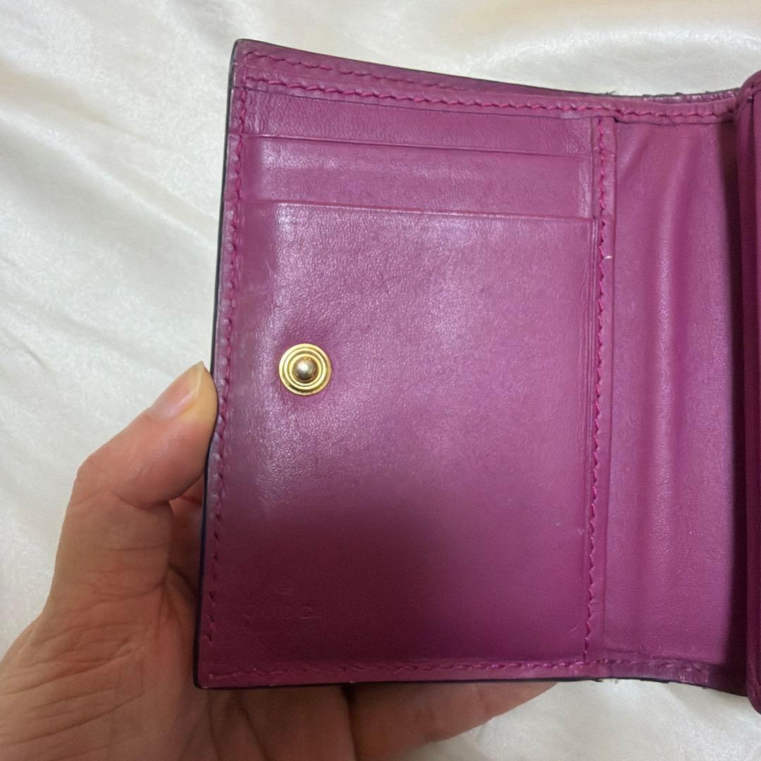 本日限定Gucci 財布　ピンク　レッド