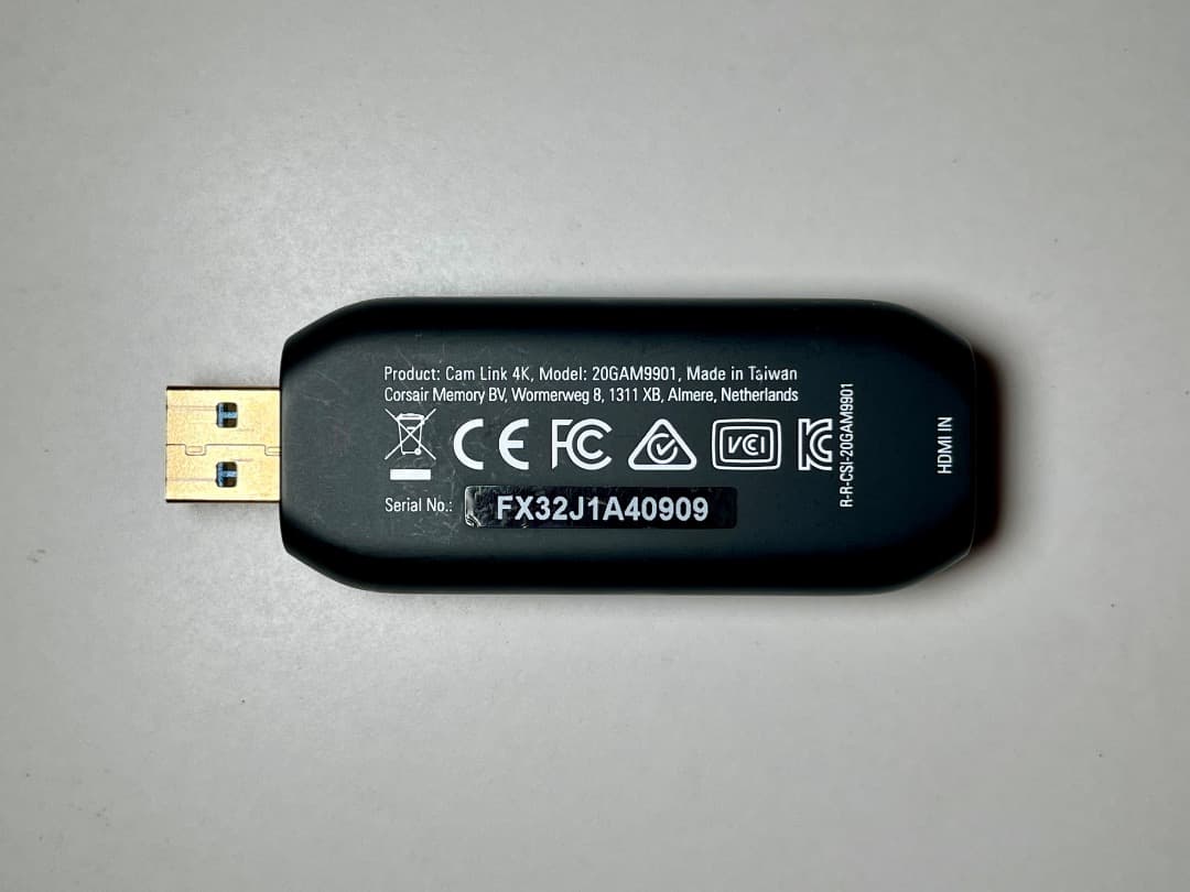 Elgato Cam Link 4K｜エルガト｜キャプチャーボード