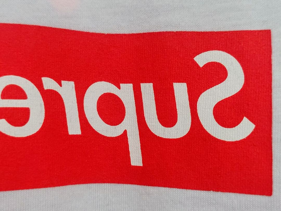 Supreme/ギャルソン/反転 ボックスロゴ/ Tシャツ/13ss/サイズM