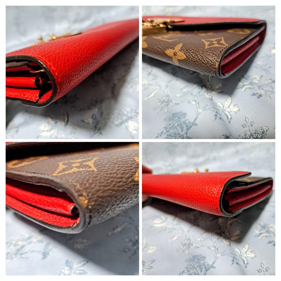 どーなつLOUIS VUITTON モノグラム ポルトフォイユ パラス