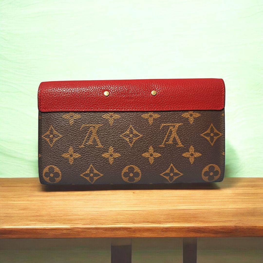 どーなつLOUIS VUITTON モノグラム ポルトフォイユ パラス