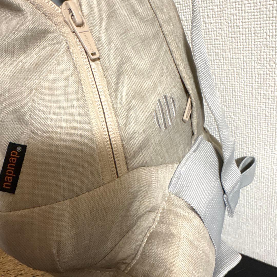 napnap tran ヒップシート ダブルショルダー シープベージュエア