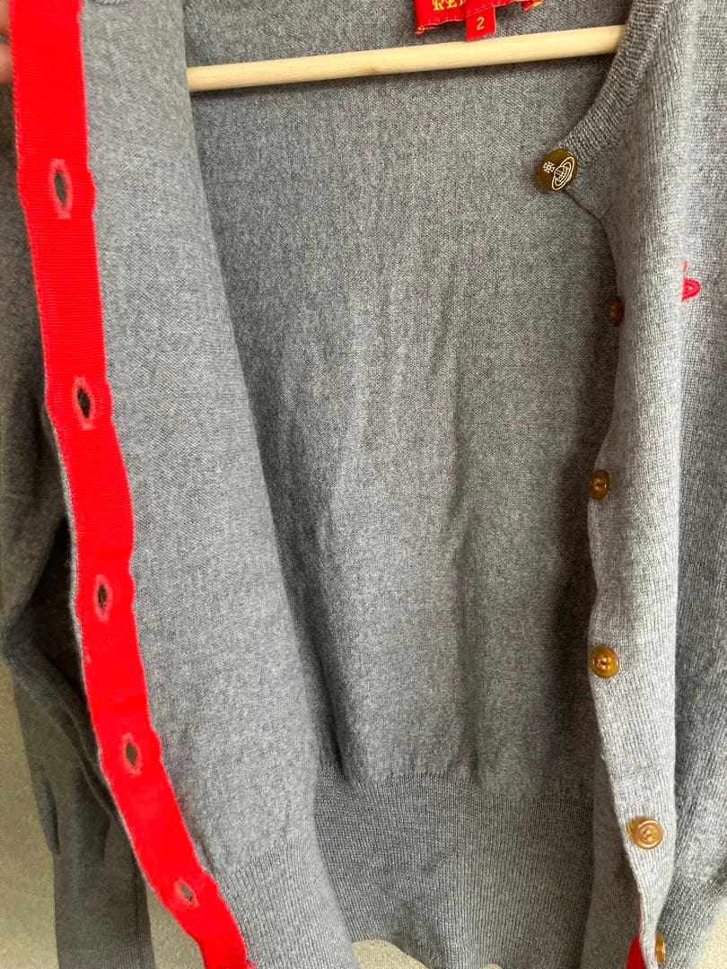 ★Vivienne Westwood RED LABEL ★グレーカーディガン★