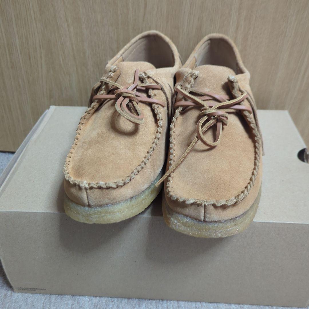 Clarks INSCRIRE コラボ　Wallabeeフリンジ　UK8 1/2
