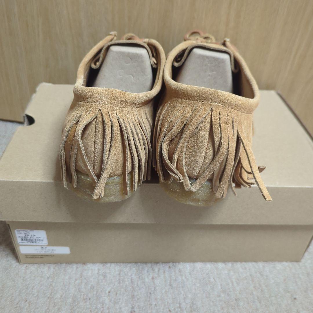 Clarks INSCRIRE コラボ　Wallabeeフリンジ　UK8 1/2