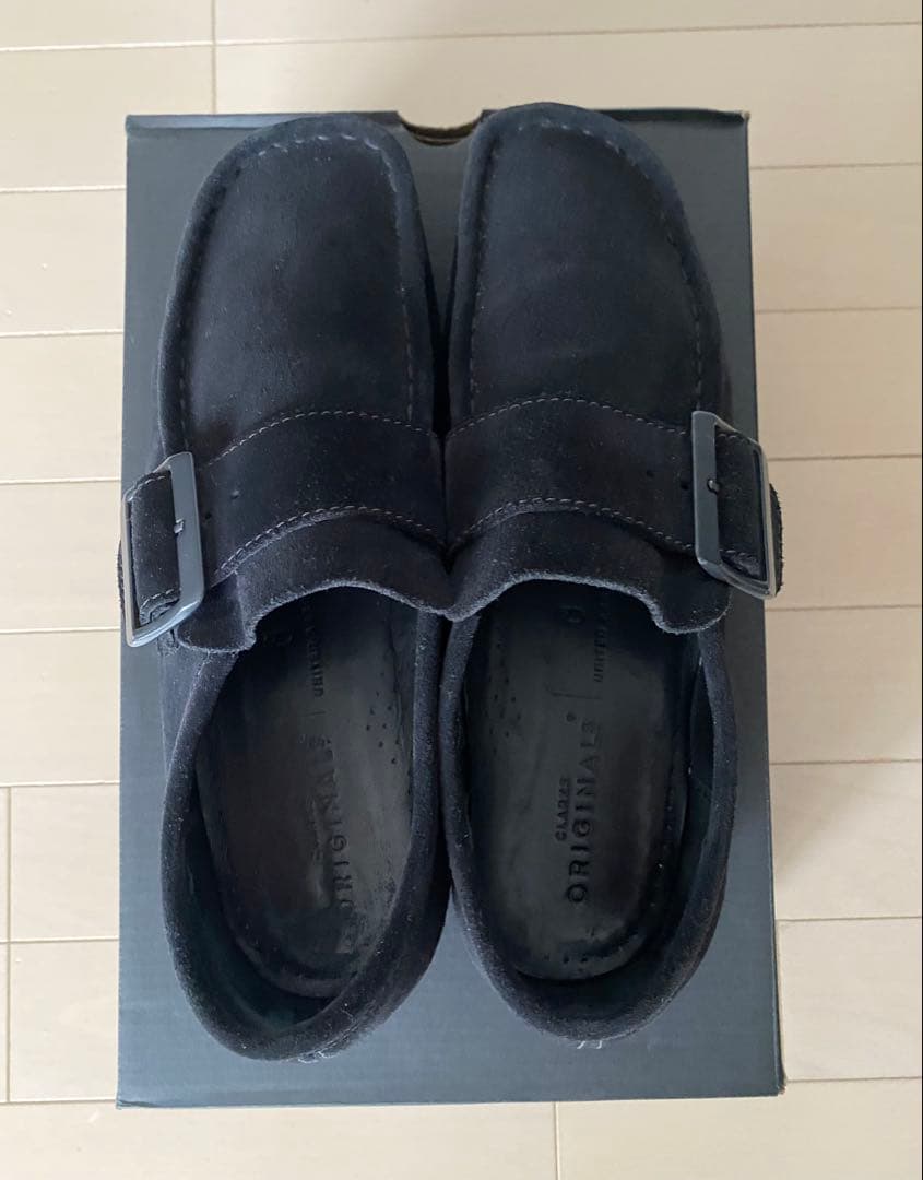 【別注‼️】★Clarks✖️アローズ★ワラビー★モンク★26センチ★ブラック