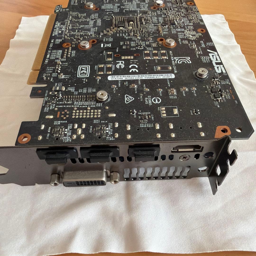 【動作品】ASUS GeForce GTX 1060 6GB